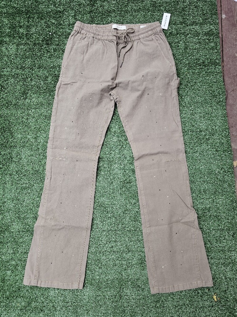 PacSun Men's Carpenter Pants in Taupe